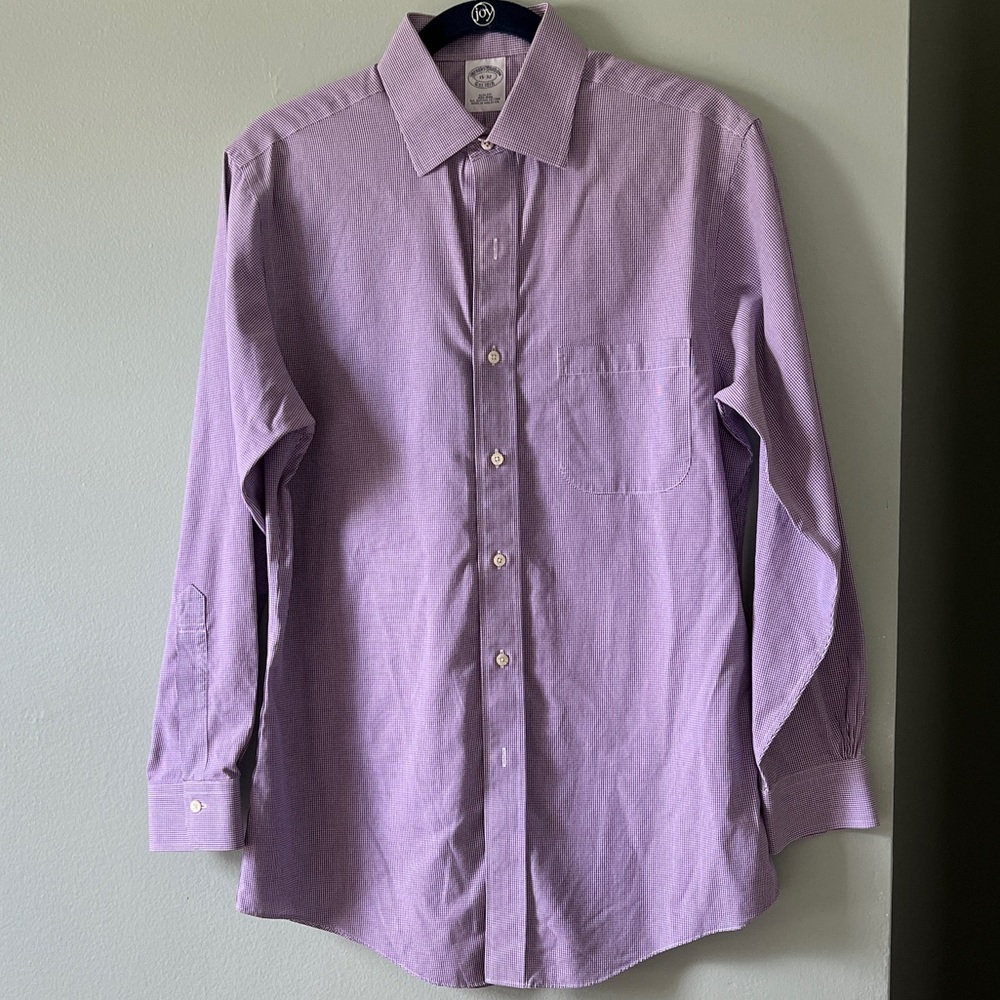 Brooks Brothers Button Down Dress Shirt (Slim)